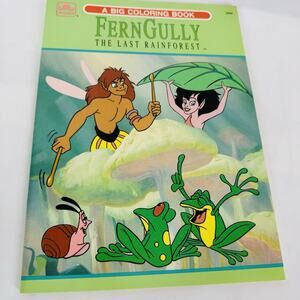 Ferngully Last‎ Rainforest Green A Big Coloring Book Golden Books 1991 #2964 NEW
